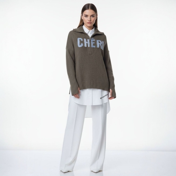 Zadig & Voltaire Sweaters - Zadig & Voltaire Almy Chéri Sweater - Ultra-Fine Merino Wool Cozy Pull Over - S